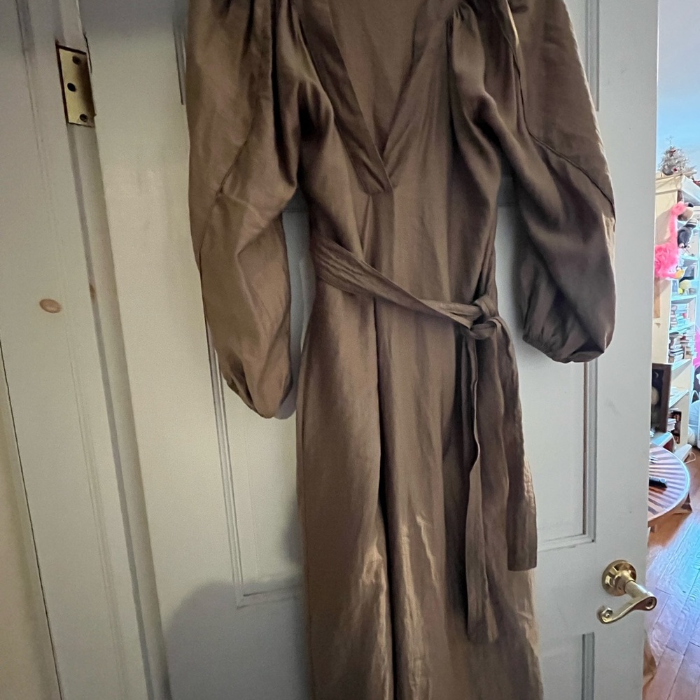 Elegant Brown Dress Zara